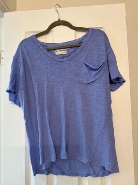 We The Free Soft Lavender Pocket T-Shirt